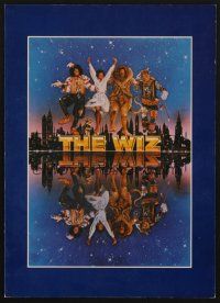 4k115 WIZ promo brochure '78 Diana Ross, Michael Jackson, Richard Pryor, art by Victor Gadino!