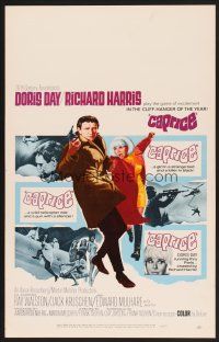 4k188 CAPRICE WC '67 pretty Doris Day, Richard Harris, cool completely different image!
