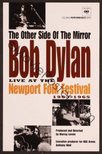 4k061 OTHER SIDE OF THE MIRROR: BOB DYLAN AT THE NEWPORT FOLK FESTIVAL special 11x17 '07 concert!