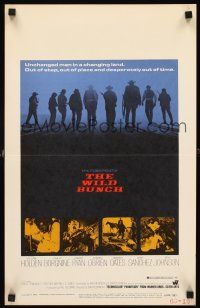 4k557 WILD BUNCH WC '69 Sam Peckinpah cowboy classic, William Holden & Ernest Borgnine!