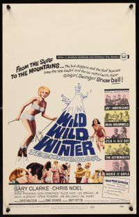 4k560 WILD WILD WINTER WC '66 sexy half-clad teen skiier, Jay and The Americans & early rockers!
