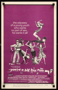 4k571 YOU'RE A BIG BOY NOW WC '67 Francis Ford Coppola's odyssey of a young sex-crazed youth!