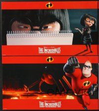 4k027 INCREDIBLES 4 advance LCs '04 Disney/Pixar animated sci-fi superhero family!