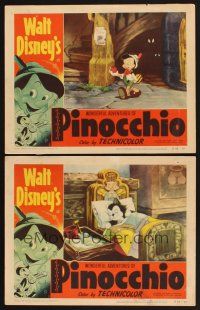 4m990 PINOCCHIO 2 LCs R54 Disney classic fantasy cartoon about a wooden boy who wants to be real!