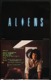 4m021 ALIENS 9 color 11x14 stills '86 James Cameron, Sigourney Weaver, Carrie Henn, Michael Biehn!