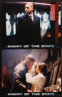 4m014 ENEMY OF THE STATE 10 color 11x14 stills '98 cool images of Will Smith & Gene Hackman!