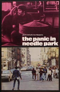4m039 PANIC IN NEEDLE PARK 9 color 11x14 stills '71 Al Pacino & Kitty Winn, heroin addicts in love!