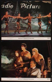 4m584 ROCKY HORROR PICTURE SHOW 8 11x14 stills '75 classic c/u lips image, a different set of jaws!