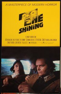 4m008 SHINING 13 color 11x14 stills '80 King & Kubrick, Jack Nicholson, Shelley Duvall, Crothers!