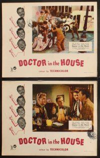 4m741 DOCTOR IN THE HOUSE 7 English LCs '55 Dr. Dirk Bogarde, Muriel Pavlow, Kenneth More!