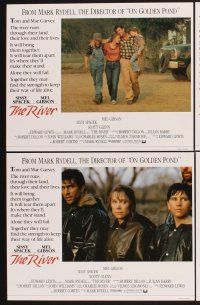 4m575 RIVER 8 English LCs '84 Mark Rydell directed, Mel Gibson, Sissy Spacek!