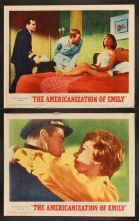 4m079 AMERICANIZATION OF EMILY 8 LCs '64 James Garner, Julie Andrews, James Coburn!
