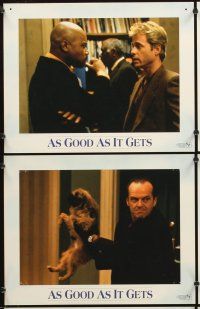 4m091 AS GOOD AS IT GETS 8 LCs '98 Jack Nicholson as Melvin, Helen Hunt, Greg Kinnear!