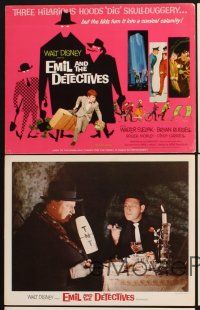 4m884 EMIL & THE DETECTIVES 5 LCs '64 Walt Disney, Walter Slezak, laugh it up in Lootsville!
