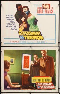 4m227 EXPERIMENT IN TERROR 8 LCs '62 Glenn Ford, Lee Remick, Stefanie Powers, Blake Edwards