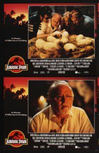 4m338 JURASSIC PARK 8 LCs '93 Steven Spielberg, Richard Attenborough re-creates dinosaurs!