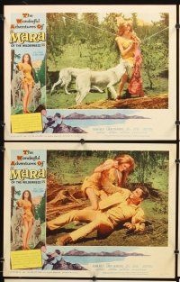 4m424 MARA OF THE WILDERNESS 8 LCs '65 sexy wolf-girl Lori Saunders is untamed & untouched!