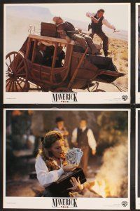 4m762 MAVERICK 7 LCs '94 Mel Gibson, Jodie Foster, James Garner, gambling image!