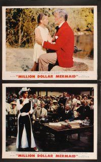 4m763 MILLION DOLLAR MERMAID 7 photolobbies '52 Esther Williams as Annette Kellermann, Victor Mature!