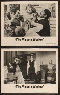 4m436 MIRACLE WORKER 8 LCs '62 Anne Bancroft as Annie Sullivan & Patty Duke as Helen Keller!