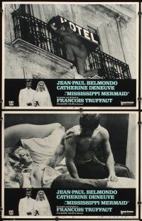 4m438 MISSISSIPPI MERMAID 8 LCs '70 Francois Truffaut's La Sirene du Mississippi, Belmondo, Deneuve