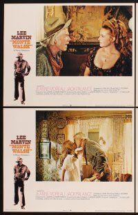 4m444 MONTE WALSH 8 LCs '70 cowboy Lee Marvin & pretty Jeanne Moreau, Jack Palance!