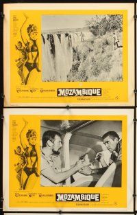 4m447 MOZAMBIQUE 8 LCs '65 Africa, capital of Hell, where love and murder meet by night!