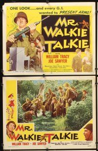 4m448 MR WALKIE TALKIE 8 LCs '52 William Tracy, Joe Sawyer, Margia Dean in wacky WWII comedy!