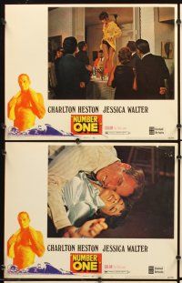 4m486 NUMBER ONE 8 LCs '69 alcoholic football player Charlton Heston has nowhere to go but down!