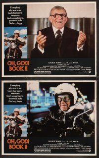 4m489 OH, GOD! BOOK II 8 LCs '80 great wacky images of George Burns, Suzanne Pleshette!