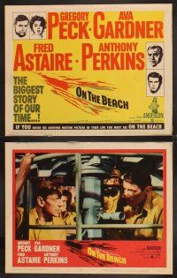 4m493 ON THE BEACH 8 LCs '59 Gregory Peck, Ava Gardner, Fred Astaire & Anthony Perkins!