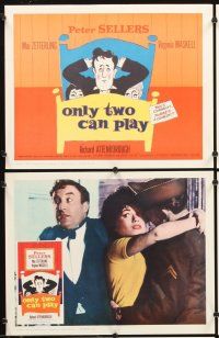 4m497 ONLY TWO CAN PLAY 8 LCs '62 wacky Peter Sellers, Mai Zetterling, Virginia Maskell!