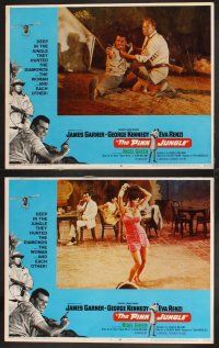 4m524 PINK JUNGLE 8 LCs '68 James Garner & George Kennedy in South America!