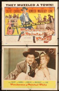 4m535 PLUNDERERS OF PAINTED FLATS 8 LCs '59 Corinne Calvet & John Carroll in western action!