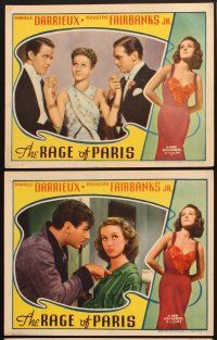 4m845 RAGE OF PARIS 6 LCs '38 pretty Danielle Darrieux, Douglas Fairbanks Jr., Louis Hayward, Auer!