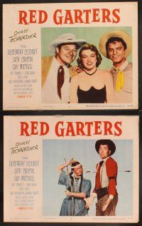 4m561 RED GARTERS 8 LCs '54 Rosemary Clooney, Jack Carson, Buddy Ebsen, western musical!