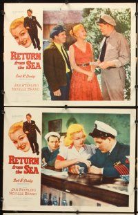 4m567 RETURN FROM THE SEA 8 LCs '54 Jan Sterling, Neville Brand, the fleet's in!