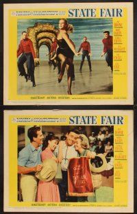4m633 STATE FAIR 8 LCs '62 Pat Boone, Ann-Margret, Pamela Tiffin, Rodgers & Hammerstein musical!