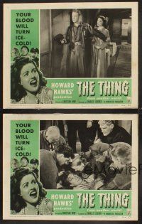 4m930 THING 4 LCs R54 Howard Hawks classic horror, Kenneth Tobey, Margaret Sheridan!