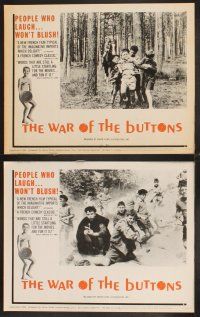 4m693 WAR OF THE BUTTONS 8 LCs '64 La Guerre des Boutons, Jacques Dufilho!