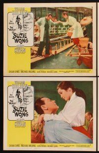 4m711 WORLD OF SUZIE WONG 8 LCs '60 William Holden was the first man that Nancy Kwan ever loved!