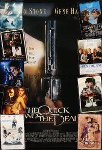 4p035 LOT OF 37 UNFOLDED ONE-SHEETS '50 - '05 The Quick and the Dead, Cable Guy & more!