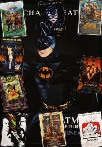 4p038 LOT OF 26 UNFOLDED AND FORMERLY FOLDED ONE-SHEETS '86-01 Batman Returns, Noises Off & more!
