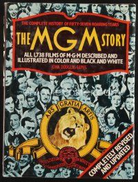 4p167 MGM STORY: THE COMPLETE HISTORY OF FIFTY-SEVEN ROARING YEARS fourth edition hardcover book '85