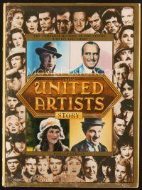 4p179 UNITED ARTISTS STORY first edition hardcover book '86 complete studio history & 1,581 films!