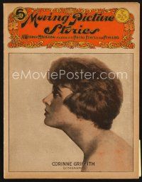 4p124 MOVING PICTURE STORIES magazine August 17, 1917 great profile portrait of Corinne Griffith!