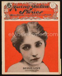 4p125 MOVING PICTURE STORIES magazine December 6, 1918 head & shoulders portrait of Bessie Love!