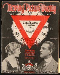 4p054 MOVING PICTURE WEEKLY exhibitor magazine October 12, 1918 cool gambling theater front!