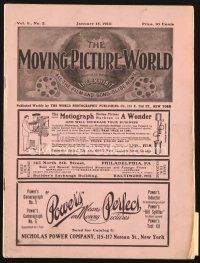 4p040 MOVING PICTURE WORLD exhibitor magazine Jan 15, 1910 cool article explaining why no billing!