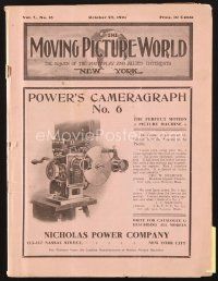 4p042 MOVING PICTURE WORLD exhibitor magazine October 29, 1910 earliest Ten Nights in a Barroom!